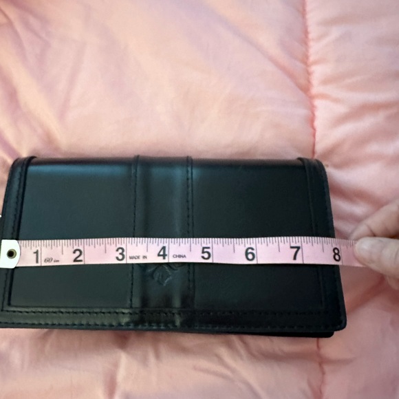 Patricia Nash Black Leather Wristlet Clutch - Picture 7 of 10